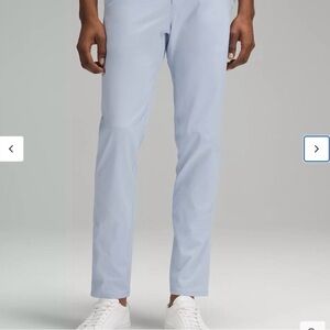 Lululemon Athletica Commission Slim-Fit Pant Ventlight Size 34 Sky Blue